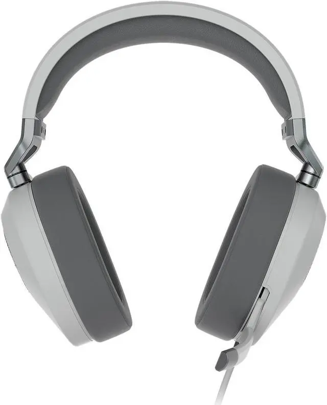 Alt view image 4 of 5 - Corsair HS65 Surround Gaming Headset (Leatherette Memory Foam Ear Pads, Dolby Audio 7.1 Surround Sound On PC And Mac, SonarWorks SoundID Technology, Multi-Platform Compatibility) White