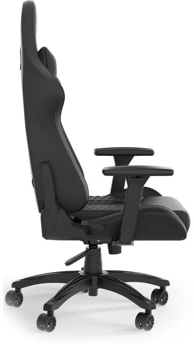 Alt view image 4 of 6 - Corsair TC100 RELAXED Gaming Chair (Leatherette Black)
