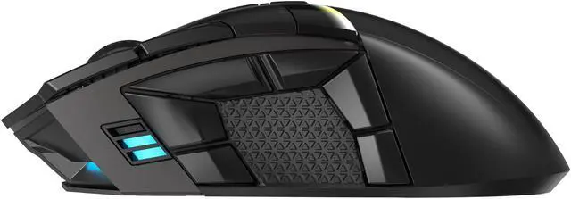 Alt view image 10 of 19 - Corsair DARKSTAR RGB Wireless Gaming Mouse for MMO, MOBA - 26,000 DPI - 15 Programmable Buttons - Up to 80hrs Battery - iCUE Compatible - Black