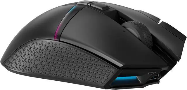 Alt view image 15 of 19 - Corsair DARKSTAR RGB Wireless Gaming Mouse for MMO, MOBA - 26,000 DPI - 15 Programmable Buttons - Up to 80hrs Battery - iCUE Compatible - Black