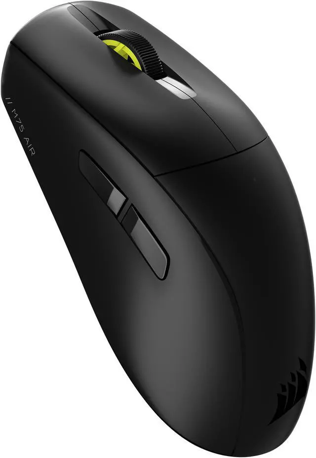Alt view image 11 of 16 - CORSAIR M75 AIR WIRELESS Ultra-Lightweight Gaming Mouse, SLIPSTREAM WIRELESS, 26,000 DPI, symmetrical design, 60g (CH-931D100-NA) - Black