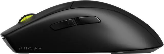 Alt view image 13 of 16 - CORSAIR M75 AIR WIRELESS Ultra-Lightweight Gaming Mouse, SLIPSTREAM WIRELESS, 26,000 DPI, symmetrical design, 60g (CH-931D100-NA) - Black