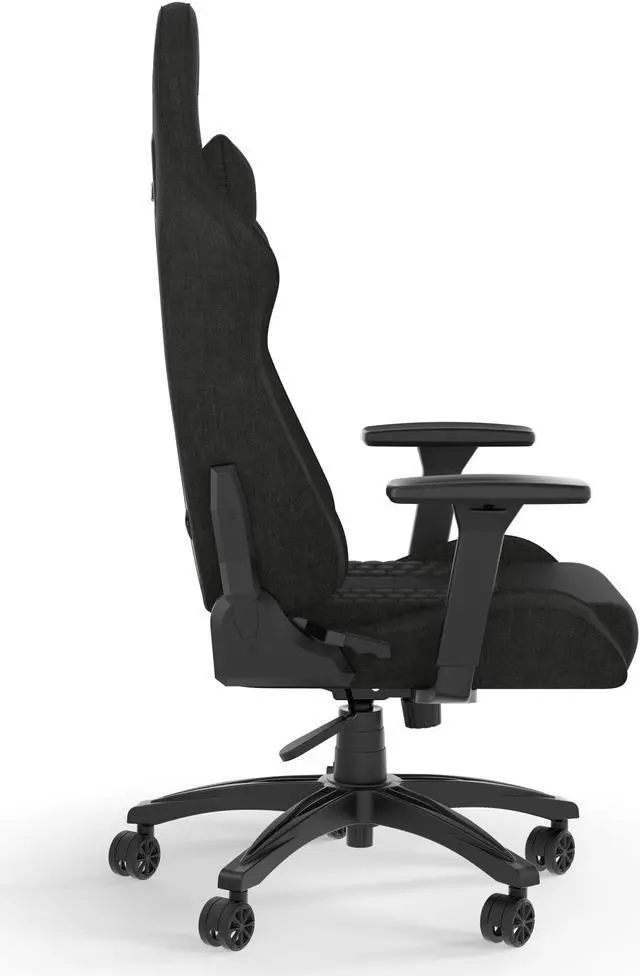 Alt view image 3 of 10 - Corsair TC100 RELAXED Gaming Chair (Fabric Black)