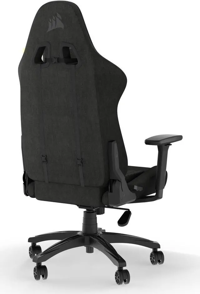 Alt view image 6 of 10 - Corsair TC100 RELAXED Gaming Chair (Fabric Black)