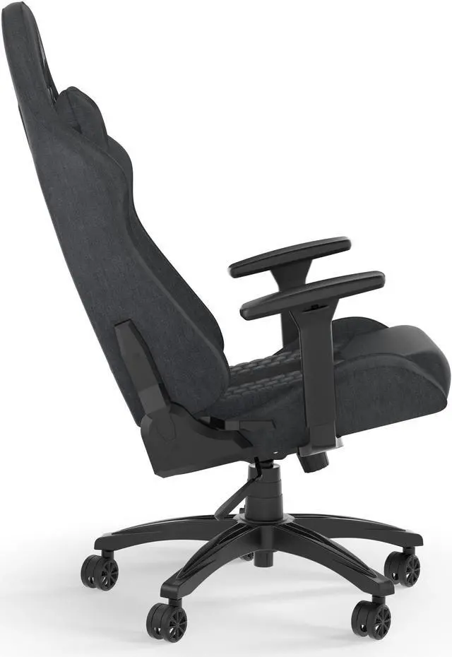 Alt view image 3 of 8 - Corsair TC100 RELAXED Gaming Chair (Fabric Grey/Black)