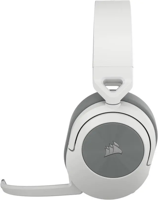 Alt view image 8 of 12 - CORSAIR HS55 WIRELESS Gaming Headset, Lightweight, Bluetooth - Dolby 7.1 Surround Sound - iCUE Compatible - PC, MAC, PlayStation, Mobile - White