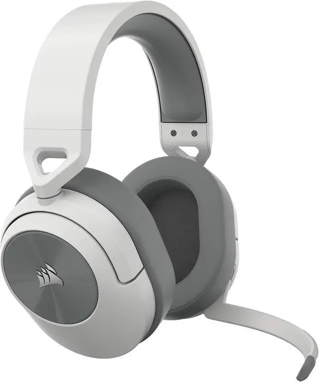 Alt view image 11 of 12 - CORSAIR HS55 WIRELESS Gaming Headset, Lightweight, Bluetooth - Dolby 7.1 Surround Sound - iCUE Compatible - PC, MAC, PlayStation, Mobile - White