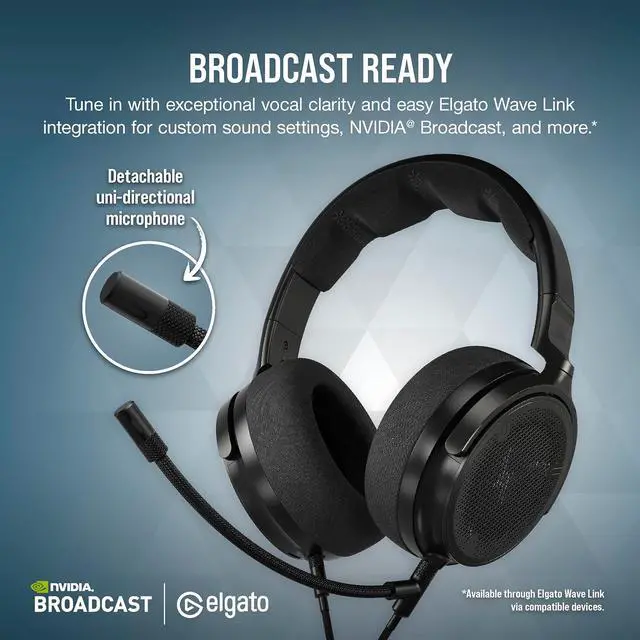 Alt view image 3 of 12 - Corsair Virtuoso PRO Wired Open Back Gaming Headset - Detachable Uni-Directional Microphone, 50mm Graphene Drivers, 20Hz-40kHz Frequency Response - Carbon
