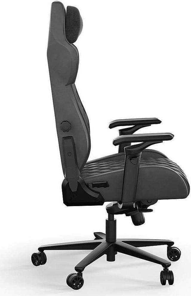 Alt view image 4 of 13 - Corsair TC500 LUXE Gaming Chair - Shadow (Black/Charcoal)