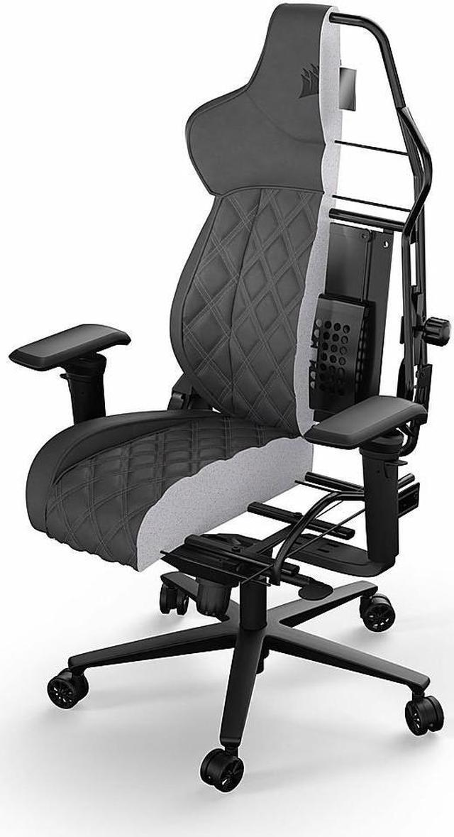 Alt view image 10 of 13 - Corsair TC500 LUXE Gaming Chair - Shadow (Black/Charcoal)