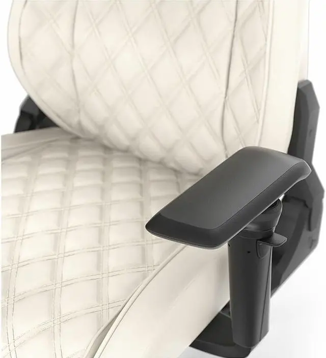 Alt view image 8 of 10 - Corsair TC500 LUXE Gaming Chair - Frost (White)