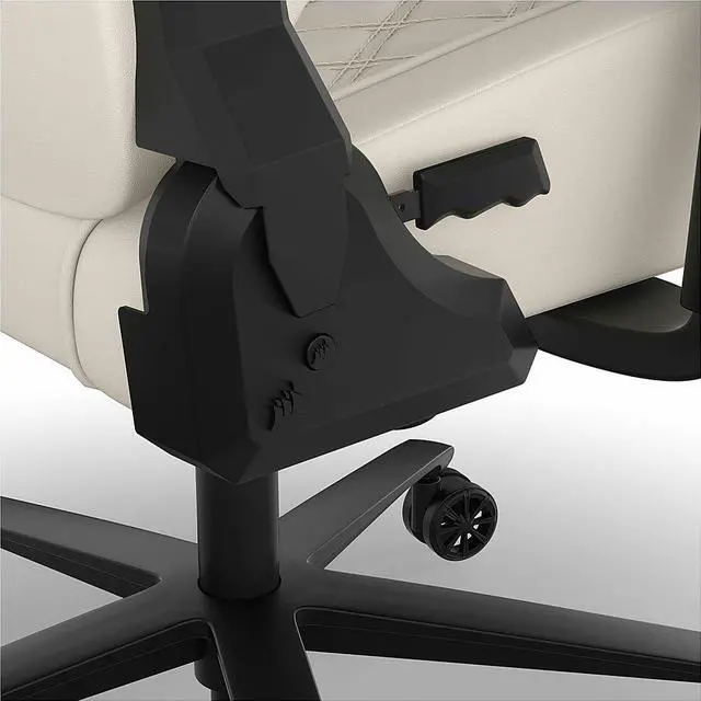 Alt view image 9 of 10 - Corsair TC500 LUXE Gaming Chair - Frost (White)