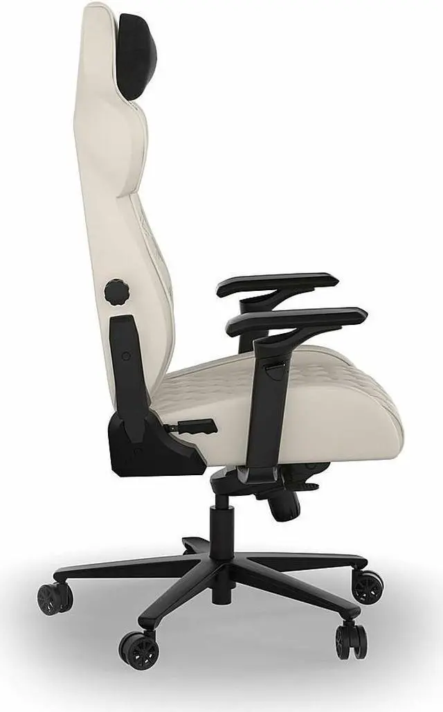 Alt view image 4 of 10 - Corsair TC500 LUXE Gaming Chair - Frost (White)