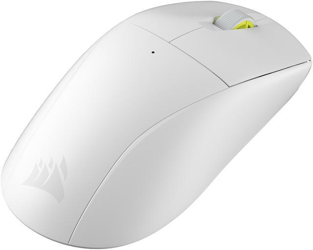 Alt view image 3 of 16 - Corsair M75 AIR Wireless Ultra-Light FPS Gaming Mouse – 26,000 DPI – Ultra-Fast Input – Symmetric Shape – iCUE Compatible – PC, Mac – White