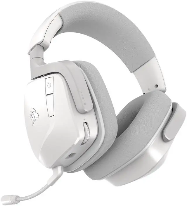 Alt view image 4 of 13 - Corsair VOID WIRELESS v2 Gaming Headset Works with PC, PS5 and Nintendo Switch- White (CA-9011380-WW)