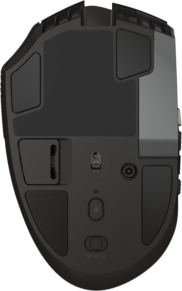 Alt view image 5 of 10 - Corsair Scimitar Elite Wireless SE MMO Gaming Mouse – 33000 DPI, 16 Programmable Buttons, Adjustable Key Slider, Elgato Stream Deck Integration, 1000Hz Polling, Up to 150hrs Battery – Gunmetal