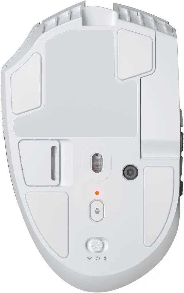 Alt view image 9 of 13 - Corsair Scimitar Elite Wireless SE MMO Gaming Mouse – 33000 DPI, 16 Programmable Buttons, Adjustable Key Slider, Elgato Stream Deck Integration, 1000Hz Polling, Up to 150hrs Battery – White