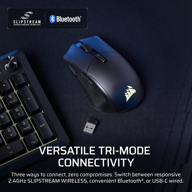 Alt view image 7 of 8 - CORSAIR HARPOON v2 WIRELESS Gaming Mouse, Black, Backlit RGB LED, 26000 DPI, Optical (CH-9311110-WW)