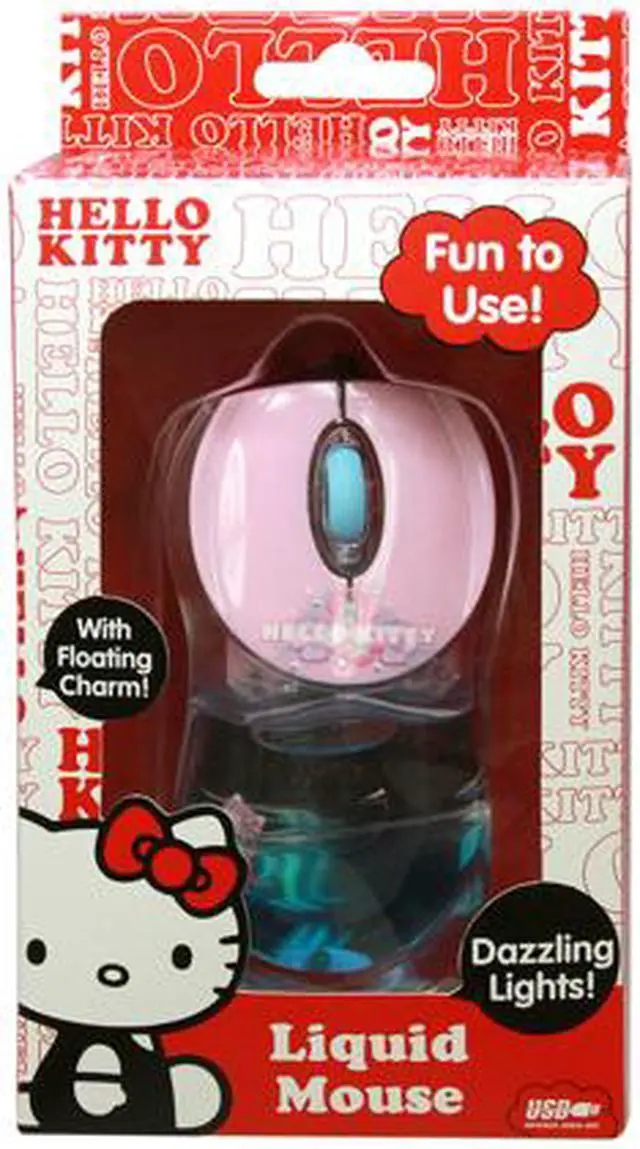 Alt view image 4 of 6 - SAKAR 81409 3 Buttons 1 x Wheel Wired Hello Kitty Computer Mouse