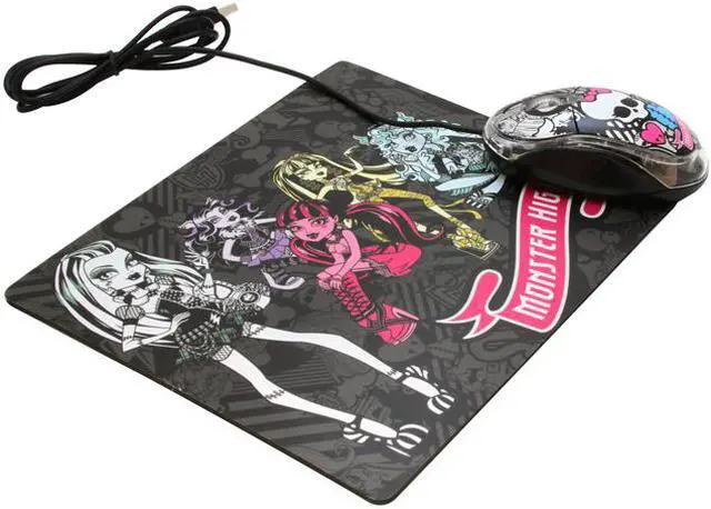 SAKAR Monster High 82348 Optical Mouse and Mouse Pad Set - Newegg.com