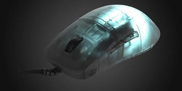 Main image of Endgame Gear OP1 RGB Wired Gaming Mouse Lightweight 51.5g, Swappable Kailh GX Main Button Switches PixArt PAW3395 Optical Sensor 26K DPI 1KHz Polling Rate, White Frost