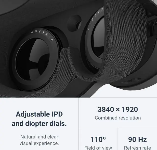 Alt view image 8 of 10 - HTC VIVE XR Elite Virtual Reality System, Convertible, All-in-one XR and PC-VR Gaming System