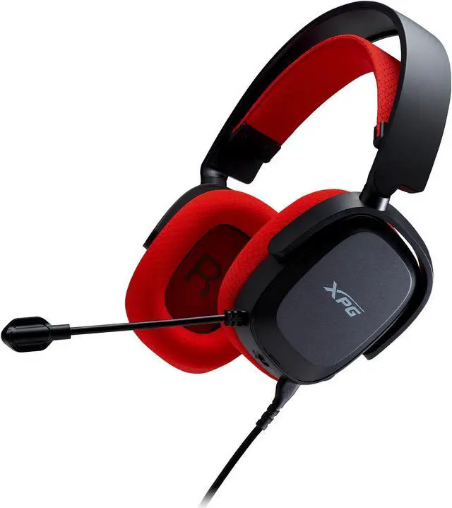 Alt view image 3 of 7 - XPG Precog Studio 3.5mm/ USB Type-C Connector Circumaural Gaming Headset