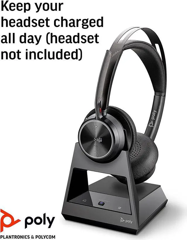 Alt view image 4 of 6 - Poly 218472-02 Voyager Office Base, Desk Phone Connection for Poly Voyager Headsets