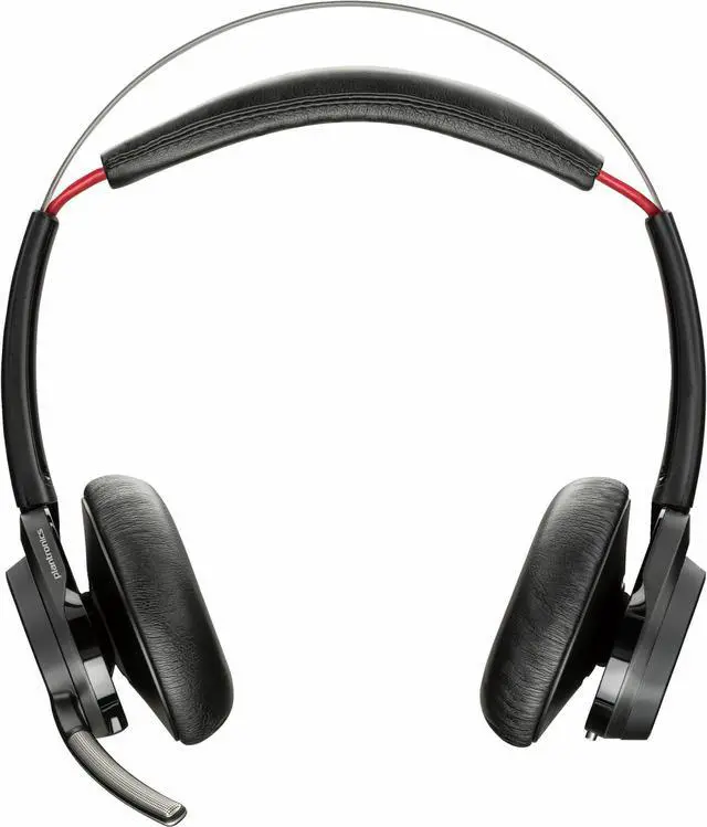 Alt view image 3 of 7 - Poly Voyager Focus B825 UC Headset + USB-A to Micro USB Cable + BT700 dongle