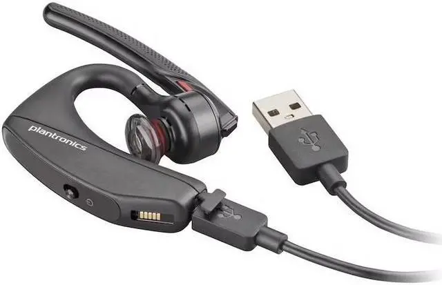 Alt view image 2 of 2 - Poly Voyager 5200 Earset, + USB-A to Micro USB Cable, Noise Canceling - Black - TAA Compliant