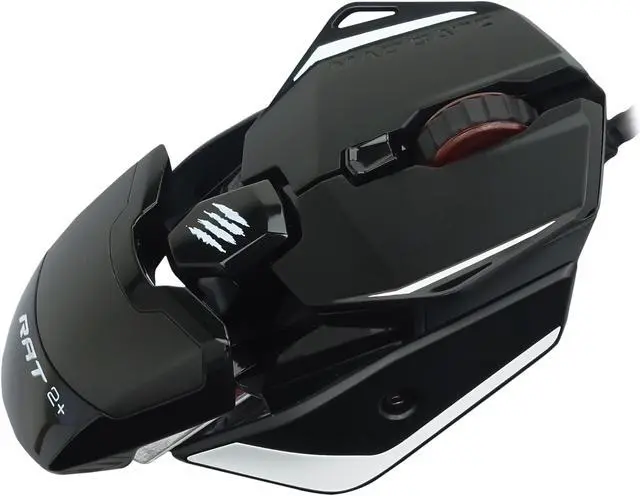 Alt view image 4 of 9 - MAD CATZ The Authentic R.A.T. 2+ Gaming Mouse - Black