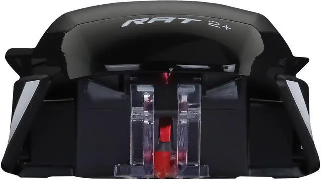 Alt view image 9 of 9 - MAD CATZ The Authentic R.A.T. 2+ Gaming Mouse - Black