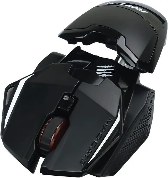 Alt view image 4 of 9 - MAD CATZ The Authentic R.A.T. 1+ Gaming Mouse - Black