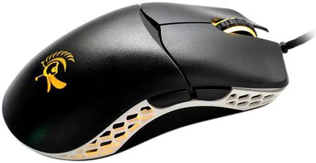 Alt view image 2 of 3 - Ducky Feather - Huano Blue DMFE20O-OAZPA7G Black/White USB 2.0 Wired Mouse