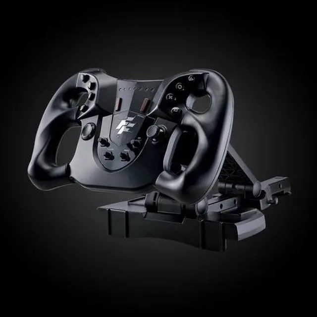 Alt view image 2 of 4 - Flashfire Monza Racing Wheel with Clutch and Pedals for Xbox Series X|S, Xbox One, PS3|PS4, Nintendo Switch and PC featuring Hall sensor mechanism, Responsive Pedal and Rubber coated steering wheel