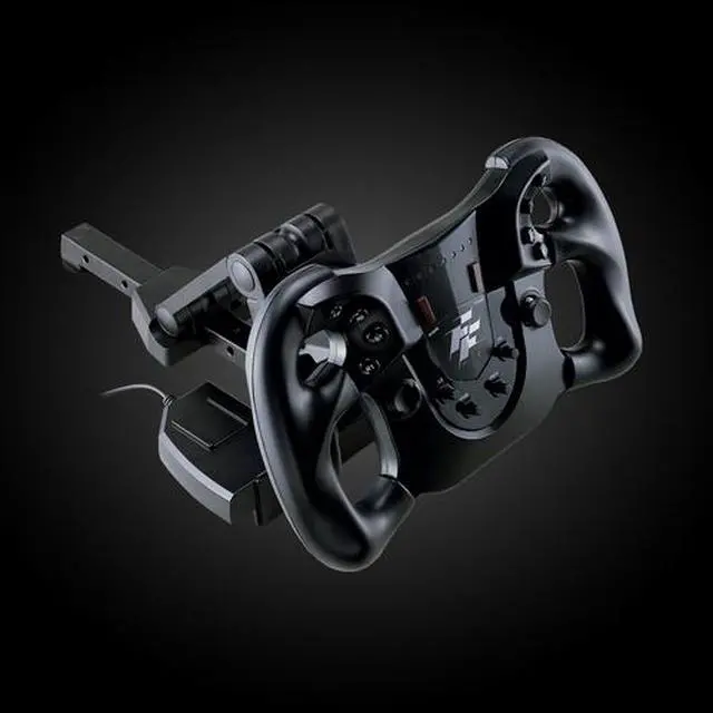 Alt view image 3 of 4 - Flashfire Monza Racing Wheel with Clutch and Pedals for Xbox Series X|S, Xbox One, PS3|PS4, Nintendo Switch and PC featuring Hall sensor mechanism, Responsive Pedal and Rubber coated steering wheel