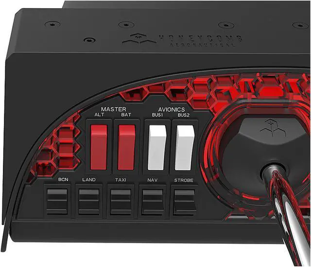 Alt view image 10 of 12 - Honeycomb Aeronautical Alpha Flight Controls Yoke & Switch Panel for PC