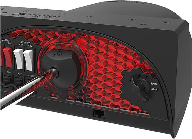 Alt view image 12 of 12 - Honeycomb Aeronautical Alpha Flight Controls Yoke & Switch Panel for PC