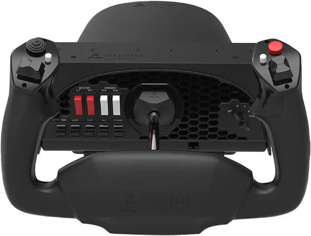 Alt view image 4 of 12 - Honeycomb Aeronautical Alpha Flight Controls Yoke & Switch Panel for PC