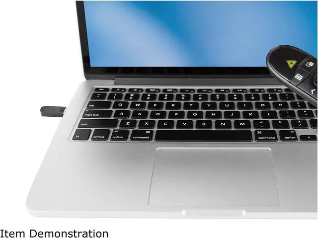 Alt view image 6 of 6 - StarTech.com Wireless Presentation Remote with Green Laser Pointer - 90 ft. (27 m) - Black - PRESREMOTEG