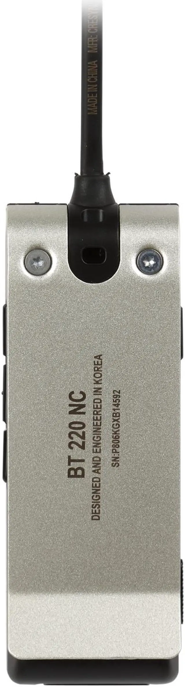 Alt view image 7 of 10 - Phiaton BT 220 NC Active Noise Cancelling Wireless Bluetooth Earphones - Long Lasting Battery Life, Pocket Clip, and Everplay-X Tether Cable