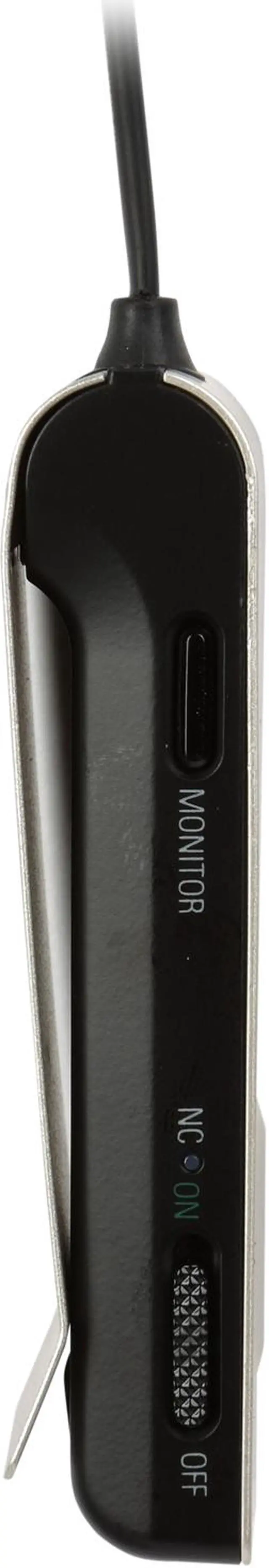 Alt view image 8 of 10 - Phiaton BT 220 NC Active Noise Cancelling Wireless Bluetooth Earphones - Long Lasting Battery Life, Pocket Clip, and Everplay-X Tether Cable