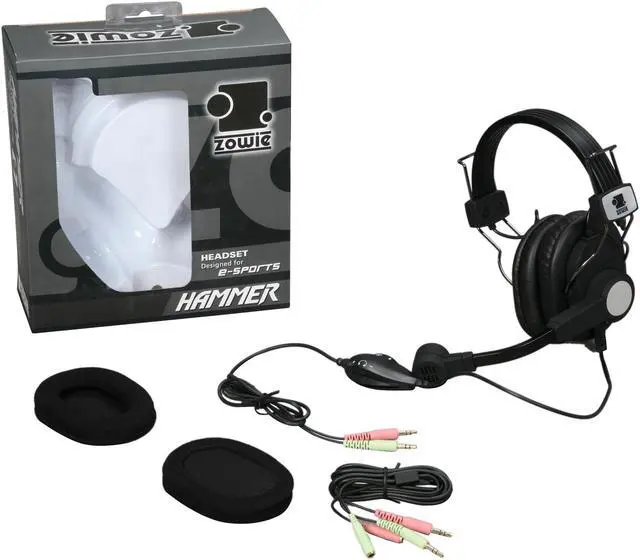Alt view image 6 of 6 - ZOWIE GEAR HAMMER 3.5mm Gold-plated Connector Circumaural Headset