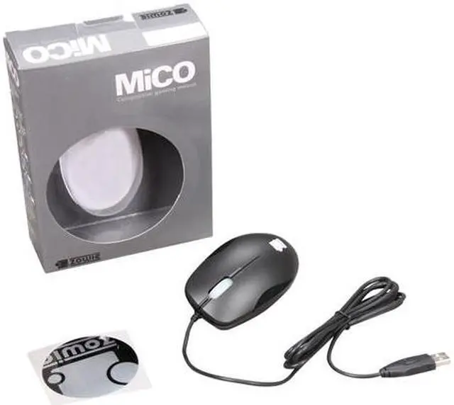 Alt view image 5 of 5 - ZOWIE GEAR MiCO Black 3 Buttons 1 x Wheel USB Wired Optical e-SPORT 400 / 800 / 1600 Dpi Gaming Mouse