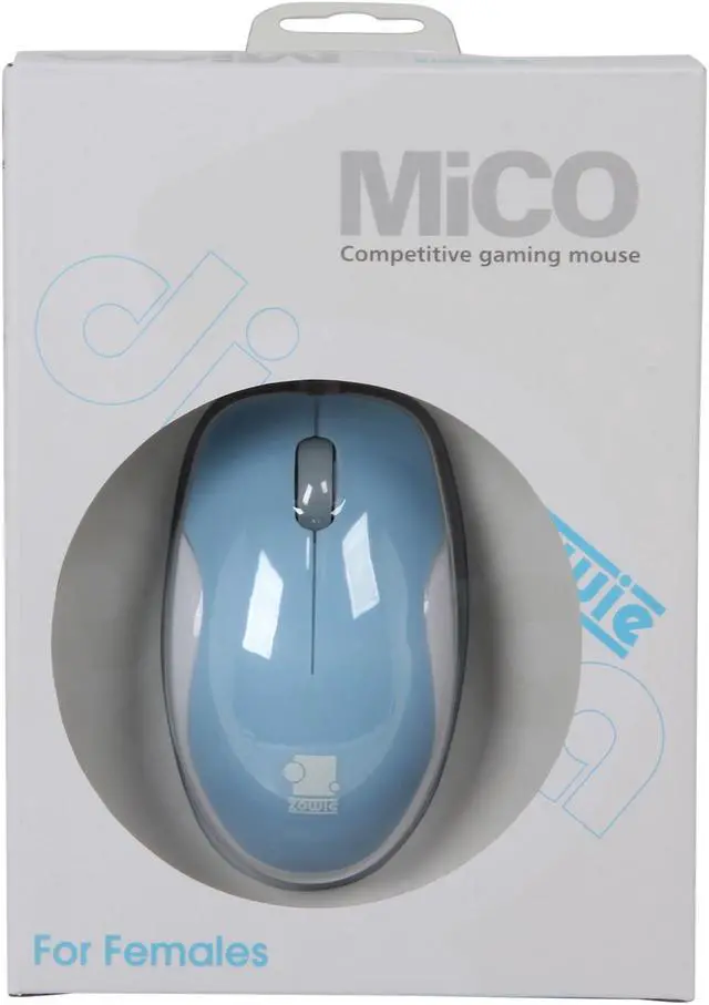 Alt view image 6 of 6 - ZOWIE GEAR MiCO Blue 3 Buttons 1 x Wheel USB Wired Optical e-SPORT 400 / 800 / 1600 Dpi Competitive Gaming Mouse
