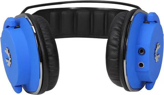 Alt view image 6 of 7 - BitFenix Flo 3.5mm Connector Circumaural Headset - Cobalt Blue