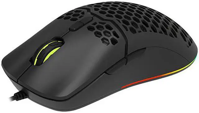 Alt view image 2 of 4 - DELUX M700BU-PMW3325 Black 7 Buttons 1 x Wheel USB Wired Optical 10000 dpi Gaming Mouse