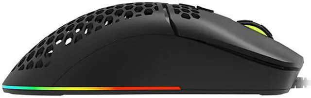 Alt view image 3 of 4 - DELUX M700BU-PMW3325 Black 7 Buttons 1 x Wheel USB Wired Optical 10000 dpi Gaming Mouse