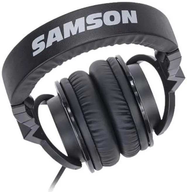 Alt view image 4 of 7 - Samson Z25 Closed-Back Over-Ear Studio Headphones, Black