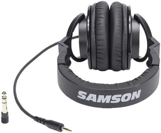 Alt view image 6 of 7 - Samson Z25 Closed-Back Over-Ear Studio Headphones, Black